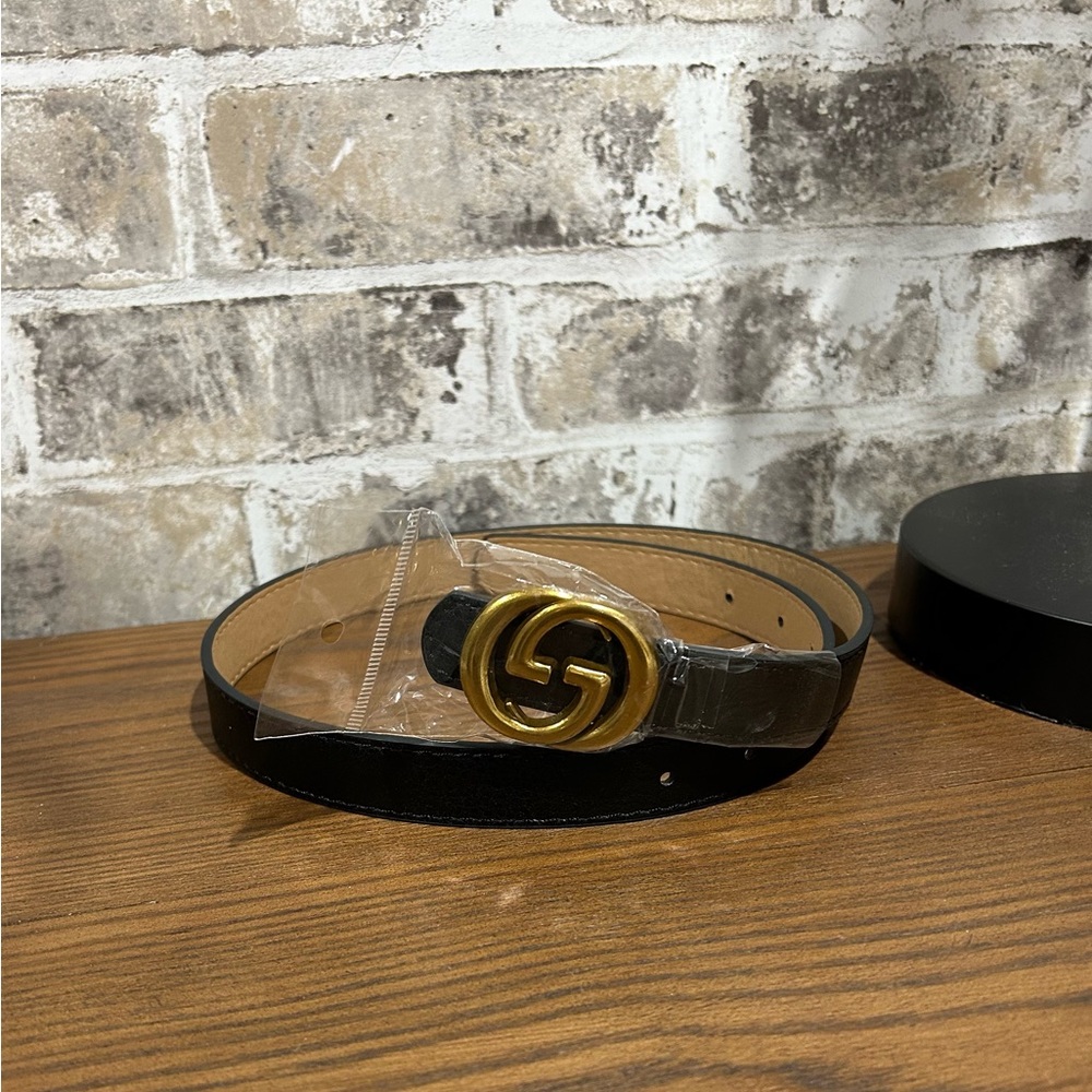 Beautiful Black Leather Belt.